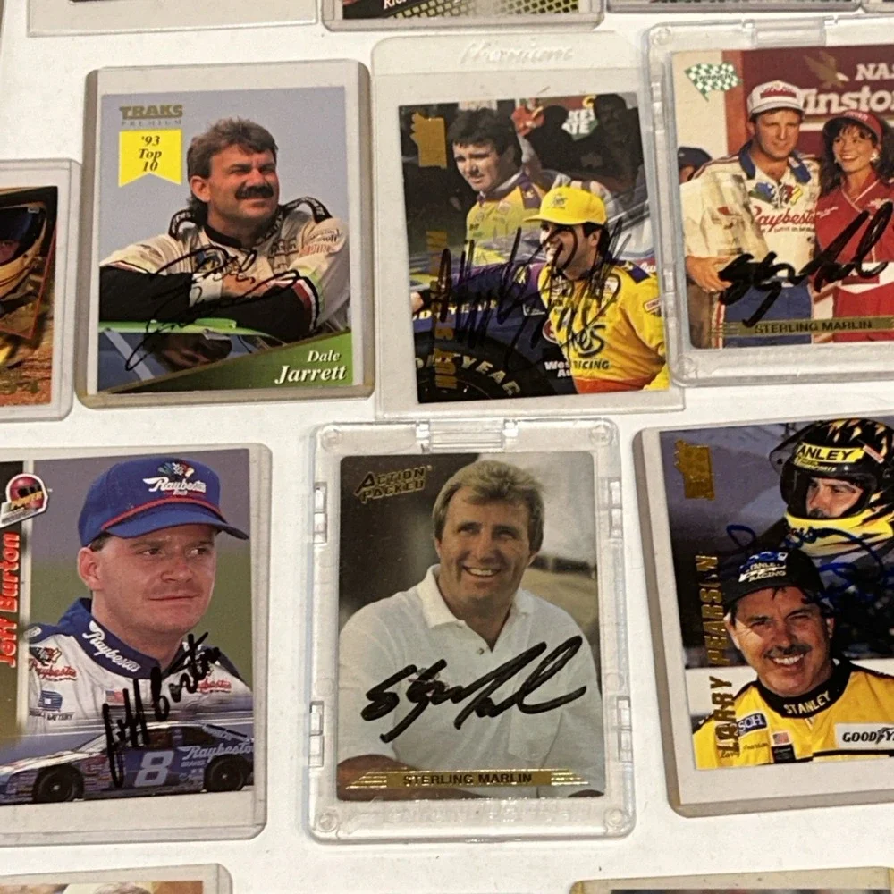 Nascar Signed Autograph Card Lot Of 29 Racing‎ Legend Signatures B4